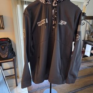 Men's OHT Military Appreciation Digital Camo Quarter-Zip Hoodie (K209)